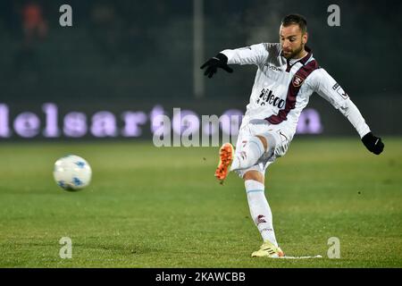 Luigi Vitale of Salernitana during the Serie B match between Ternana and Salernitana at Libero Liberati Stadium in Terni, Italy on January 29 2018. (Photo by Giuseppe Maffia/NurPhoto) Stock Photo