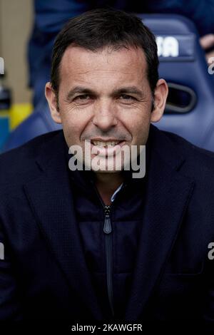 Deportivo Alaves head coach Javier Calleja during the La