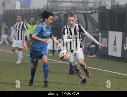 Sanni Franssi during Serie A female match between Juventus Woman v Empoli Ladies in Vinovo- Turin, on February 17, 2018 (Photo by Loris Roselli/NurPhoto). Stock Photo