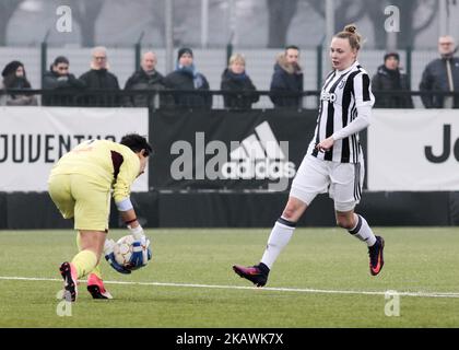 Sanni Franssi during Serie A female match between Juventus Woman v Empoli Ladies in Vinovo- Turin, on February 17, 2018 (Photo by Loris Roselli/NurPhoto). Stock Photo