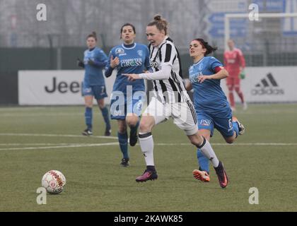 Sanni Franssi during Serie A female match between Juventus Woman v Empoli Ladies in Vinovo- Turin, on February 17, 2018 (Photo by Loris Roselli/NurPhoto). Stock Photo