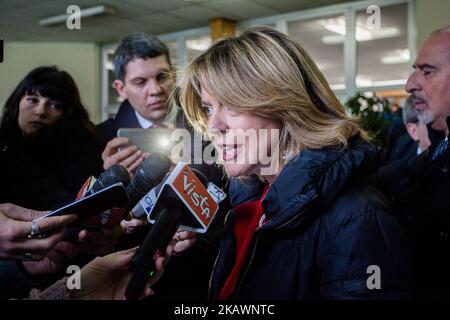 Italian Minster Beatrice Lorenzin visit the prison Pasquale