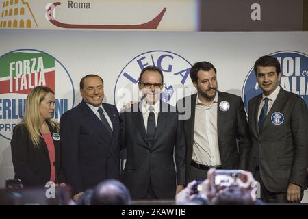 Italian Premier Giorgia Meloni, Center, Meets With Kazakhstan President 