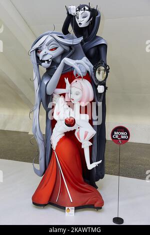 Felipe Puppet A 'ninot' (puppet) is displayed during the Ninot exhibition ahead of ...