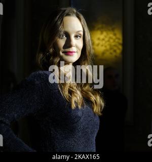 Actress Sarah Wayne Callies attends a photocall for 'Colony' Tv series at the Santo Mauro Hotel on March 8, 2018 in Madrid, Spain. (Photo by Oscar Gonzalez/NurPhoto) Stock Photo