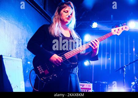 Milan Italy. 02 November 2022. The American band BNNY performs live on stage at Circolo Magnolia opening the show of Dehd. Stock Photo