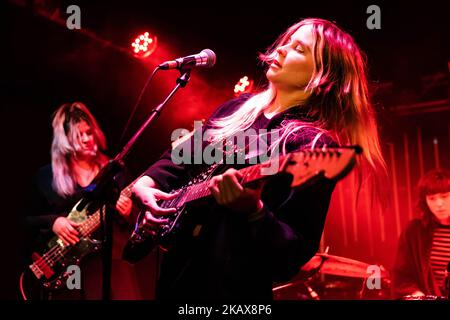 Milan Italy. 02 November 2022. The American band BNNY performs live on stage at Circolo Magnolia opening the show of Dehd. Stock Photo