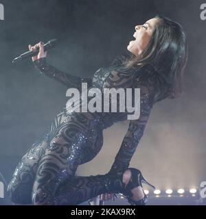 Ruth Lorenzo performs during 'La Noche De Cadena 100' charity concert at WiZink Center on March 24, 2018 in Madrid, Spain. (Photo by Oscar Gonzalez/NurPhoto) Stock Photo