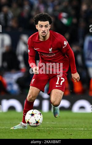 Liverpool, UK. 01st Nov, 2022. Anfield, England, 29.10.22 Curtis Jones (17 Liverpool) during Champions League match between Liverpool and Napoli at Anfield Stadium in Liverpool, England Soccer (Cristiano Mazzi/SPP) Credit: SPP Sport Press Photo. /Alamy Live News Stock Photo