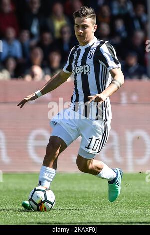 Paulo Dybala of Juventus during the Serie A match between Benevento and Juventus at Ciro Vigorito Stadium, Benevento, Italy on 7 April 2018. (Photo by Giuseppe Maffia/NurPhoto) Stock Photo