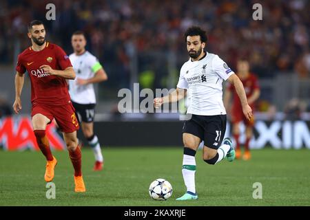 AS Roma v FC Liverpool - Champions League semi-final second leg Mohamed Salah of Liverpool at Olimpico Stadium in Rome, Italy on May 02, 2018 (Photo by Matteo Ciambelli/NurPhoto)  Stock Photo