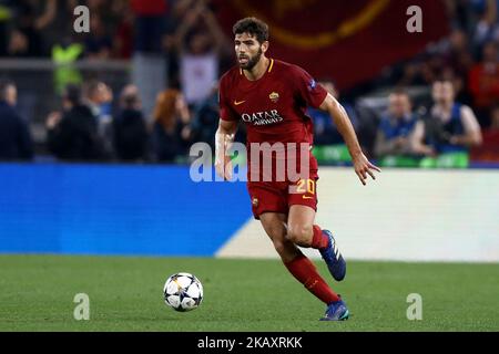 AS Roma v FC Liverpool - Champions League semi-final second leg Federico Fazio of Roma at Olimpico Stadium in Rome, Italy on May 02, 2018 (Photo by Matteo Ciambelli/NurPhoto)  Stock Photo