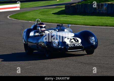 James Wood, Lotus-Climax 15, Sussex Trophy, 25 minutes of racing with a single driver for cars that raced between 1955 and 1960 under the categories o Stock Photo