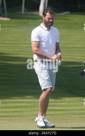 Jamie Dornan during The BMW PGA Championship Celebrity Pro-Am at Wentworth Club Virgnia Water, Surrey, United Kingdom on 23rd May 2018 (Photo by Kieran Galvin/NurPhoto)  Stock Photo