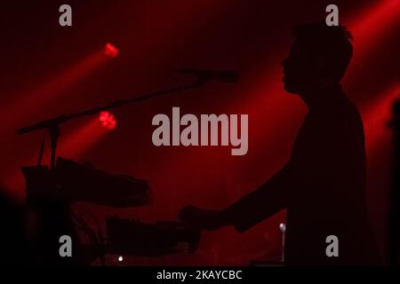 Jeff Frankenstein during the Newsboys concert at CEIZS Italia church on June 15, 2018 in Rome, Italy. (Photo by Emmanuele Ciancaglini/NurPhoto) Stock Photo