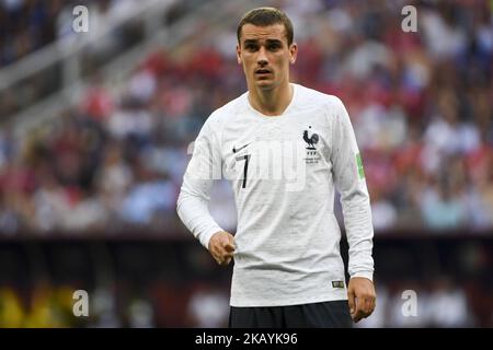 Antoine Griezmann of France pictured during the 2018 FIFA World Cup Group C match between Denmark and France at Luzhniki Stadium in Moscow, Russia on June 26, 2018 (Photo by Andrew Surma/NurPhoto) Stock Photo