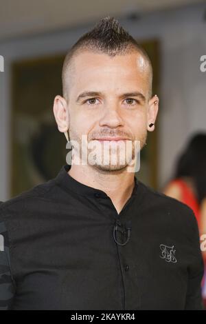 Spanish chef Dabiz Munoz presents new Magnum Campaign at the Eurobuilding Hotel on June 28, 2018 in Madrid, Spain (Photo by Oscar Gonzalez/NurPhoto) Stock Photo