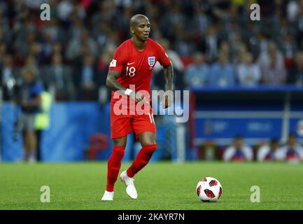 Round of 16 England v Colombia - FIFA World Cup Russia 2018 Ashley Young (England) at Spartak Stadium in Moscow, Russia on July 3, 2018. (Photo by Matteo Ciambelli/NurPhoto)  Stock Photo