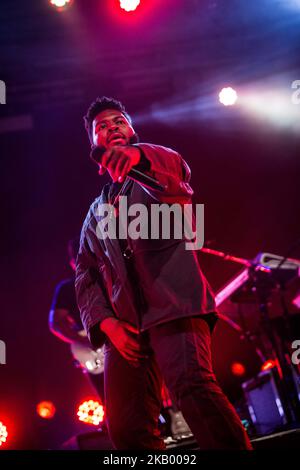 The american singer and song-writer Khalid performing live at Circolo Magnolia Segrate, Milan, Italy on July 10, 2018. (Photo by Roberto Finizio/NurPhoto) Stock Photo