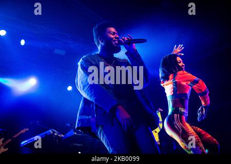 The american singer and song-writer Khalid performing live at Circolo Magnolia Segrate, Milan, Italy on July 10, 2018. (Photo by Roberto Finizio/NurPhoto) Stock Photo