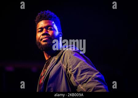 The american singer and song-writer Khalid performing live at Circolo Magnolia Segrate, Milan, Italy on July 10, 2018. (Photo by Roberto Finizio/NurPhoto) Stock Photo