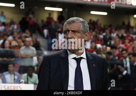 Fernando Santos of Portugal during the UEFA Nations League A group football match between Portugal and Italy, in Lisbon, on September 10, 2018. (Photo by Carlos Palma/NurPhoto) Stock Photo