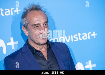 Gonzalo de Castro attends to blue carpet of presentation of new schedule of Movistar+ at Queen Sofia Museum in Madrid, Spain, on September 11, 2018. (Photo by BorjaB.Hojas/COOLMedia/NurPhoto) Stock Photo