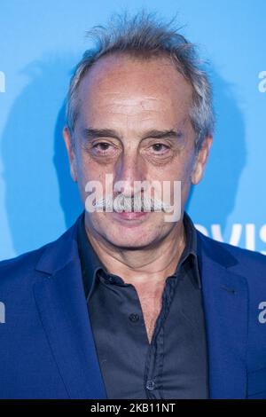 Gonzalo de Castro attends to blue carpet of presentation of new schedule of Movistar+ at Queen Sofia Museum in Madrid, Spain, on September 11, 2018. (Photo by BorjaB.Hojas/COOLMedia/NurPhoto) Stock Photo