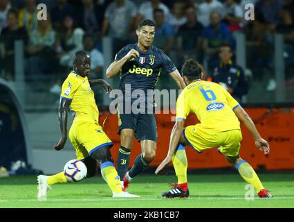 Frosinone v Juventus - Serie A Cristiano Ronaldo of Juventus at Benito Stirpe Stadium in Frosinone, Italy on September 23, 2018 (Photo by Matteo Ciambelli/NurPhoto)  Stock Photo