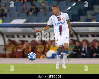 Rodrigo Becão celebra vitória do CSKA sobre o Spartak na Rússia