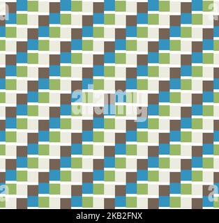 Abstract minimalist vector geometry, punchy forms and colors that demand attention, seamless Stock Vector