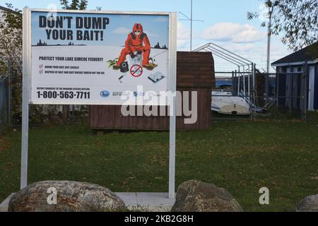 Bait Sign -  Canada