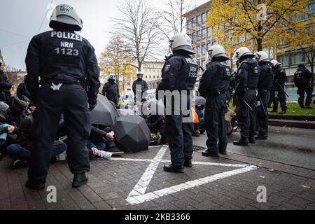 About 500 Neonazis demonstrated in Bielefeld, Germany, on 10 November ...