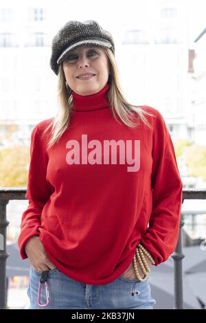 he actress Natalia Dicenta poses during the session of portraits in Madrid. on November 16, 2018 in Madrid, Spain (Photo by Oscar Gonzalez/NurPhoto) Stock Photo