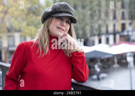 he actress Natalia Dicenta poses during the session of portraits in Madrid. on November 16, 2018 in Madrid, Spain (Photo by Oscar Gonzalez/NurPhoto) Stock Photo