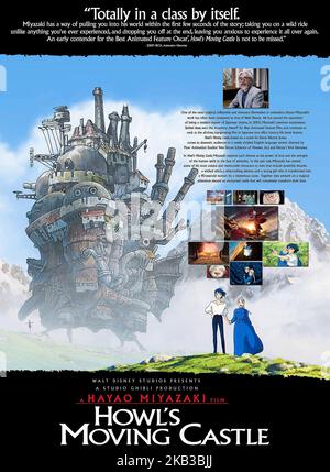 HOWL'S MOVING CASTLE, MOVIE POSTER, 2004 Stock Photo - Alamy