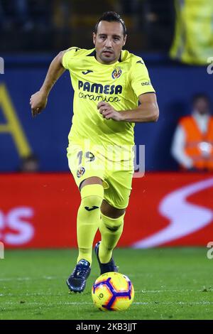 Santi Cazorla of Villarreal CF during the Spanish La Liga Santander soccer match between Villarreal CF vs Real Betis Balompie at La Ceramica Stadium on November 25, 2018. (Photo by Jose Miguel Fernandez/NurPhoto) Stock Photo