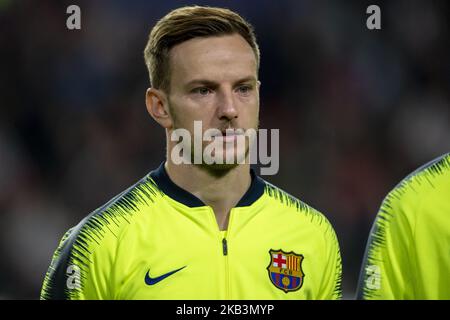 Ivan Rakitic of Barcelona during the UEFA Champions League Group B match between PSV Eindhoven and FC Barcelona at Philips Stadium in Eindhoven, Netherlands on November 28, 2018 (Photo by Andrew Surma/NurPhoto) Stock Photo