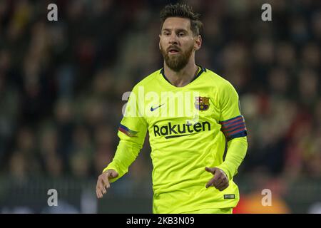 Lionel Messi of Barcelona during the UEFA Champions League Group B match between PSV Eindhoven and FC Barcelona at Philips Stadium in Eindhoven, Netherlands on November 28, 2018 (Photo by Andrew Surma/NurPhoto) Stock Photo