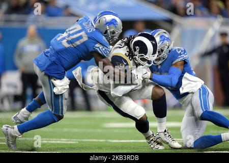 Los Angeles Rams defensive end Desjuan Johnson (94) runs at the NFL  football team's training camp, Saturday, July 29, 2023, in Irvine, Calif.  (AP Photo/Kyusung Gong Stock Photo - Alamy