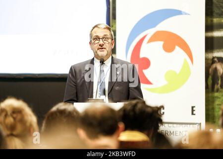 Martin Frick, Senior Policy and Programme Coordinator for UNFCCC during the UN climate conference COP24 in Katowice, Poland on the 6th of December 2018. COP24 gathers parties of United Nations Framework Convention for Climate Change (UNFCCC). (Photo by Dominika Zarzycka/NurPhoto) Stock Photo