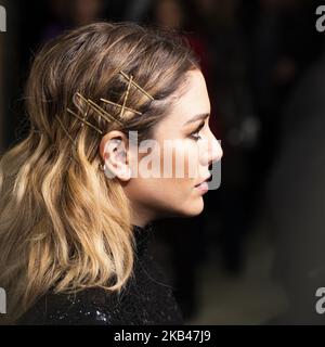 Actress Blanca Suarez attends the premiere of film 'Tiempo Despues' at cinema Capitol in Madrid, Spain. December 20, 2018. (Photo by Oscar Gonzalez/NurPhoto) Stock Photo