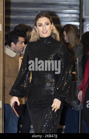 Actress Blanca Suarez attends the premiere of film 'Tiempo Despues' at cinema Capitol in Madrid, Spain. December 20, 2018. (Photo by Oscar Gonzalez/NurPhoto) Stock Photo