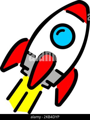 Cartoon rocket space ship Stock Vector Image & Art - Alamy