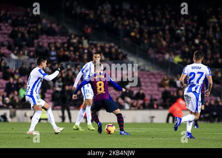 08 Arthur of FC Barcelona during the Spanish championship La Liga football match between FC Barcelona and CD Leganes on 20 of January 2019 at Camp Nou stadium in Barcelona, Spain (Photo by Xavier Bonilla/NurPhoto) Stock Photo