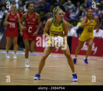 Constellation Box Example Kate Moloney of Australia Diamonds in action during Game 3 of the ...