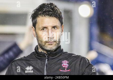 Lincoln City Manager Danny Cowley during the Sky Bet League 2 match between Bury and Lincoln City at Gigg Lane, Bury on Saturday 26th January 2019 (Photo by MI News & Sport Ltd/NurPhoto) Stock Photo