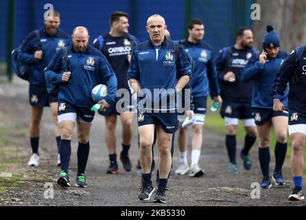 Italy traininig - Rugby Guinness Six Nations 2019 Head coach Conor O'Shea at Giulio Onesti Sport Center in Rome, Italy on January 28, 2019. (Photo by Matteo Ciambelli/NurPhoto) Stock Photo