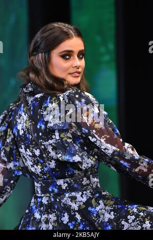 Victoria's Secret model Taylor Hill walks on the catwalk during the fashion show as part of Fashion Fest Autumn/ Winter 2019 at Quarry Studios on September 5, 2019 in Mexico City, Mexico (Photo by Eyepix/NurPhoto) Stock Photo