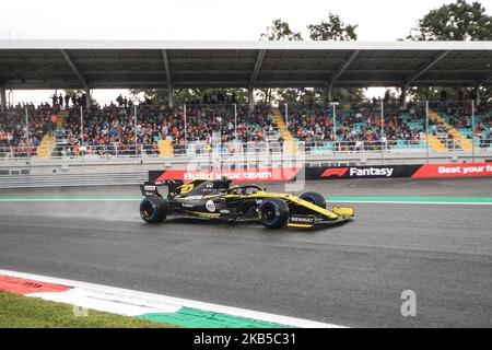 Nico Hulkenberg driving the (27) Renault F1 Team on track during practice for the Formula One Grand Prix of Italy at Autodromo di Monza on September 6, 2019 in Monza, Italy. (Photo by Emmanuele Ciancaglini/NurPhoto) Stock Photo